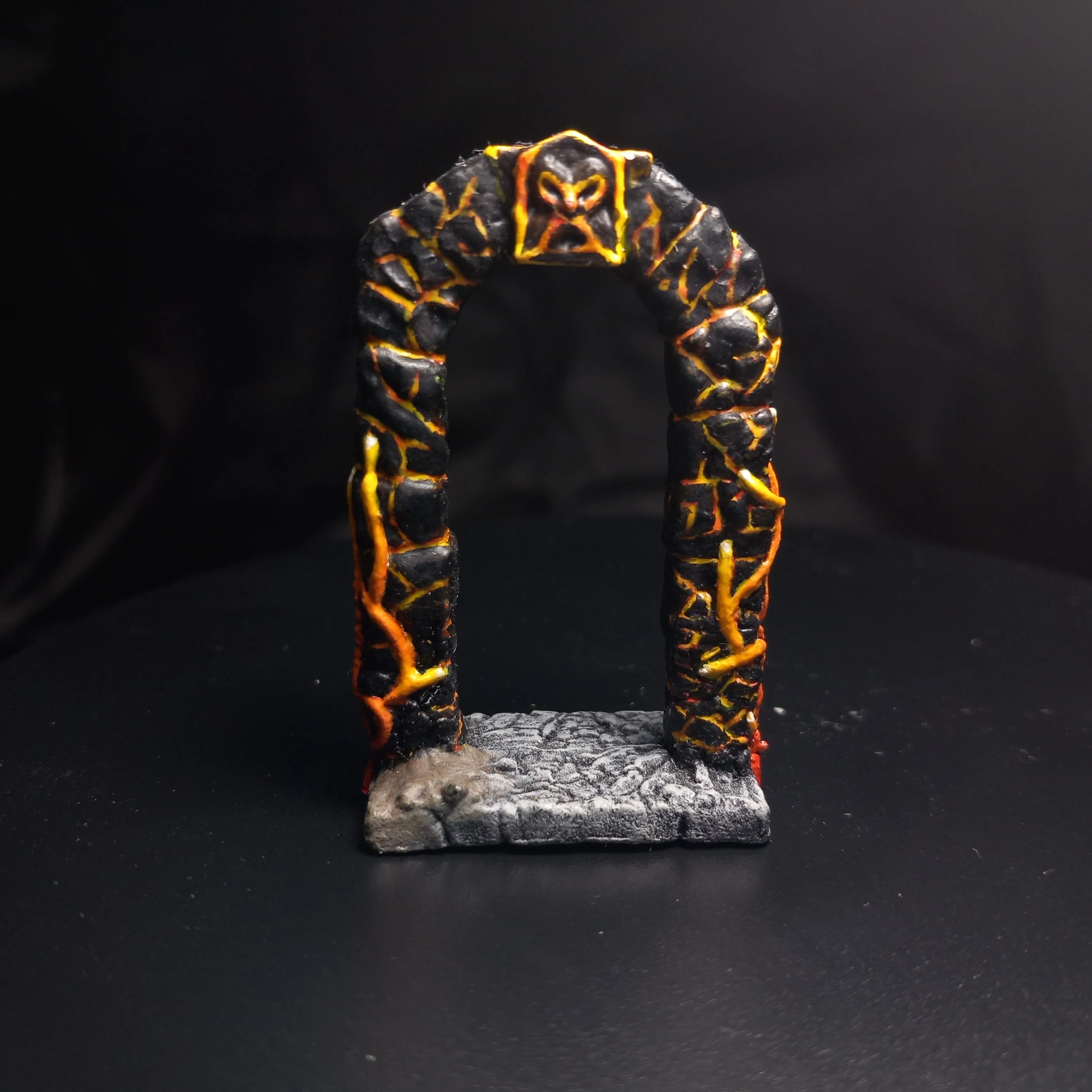 Wall sections arranged in dungeon formation