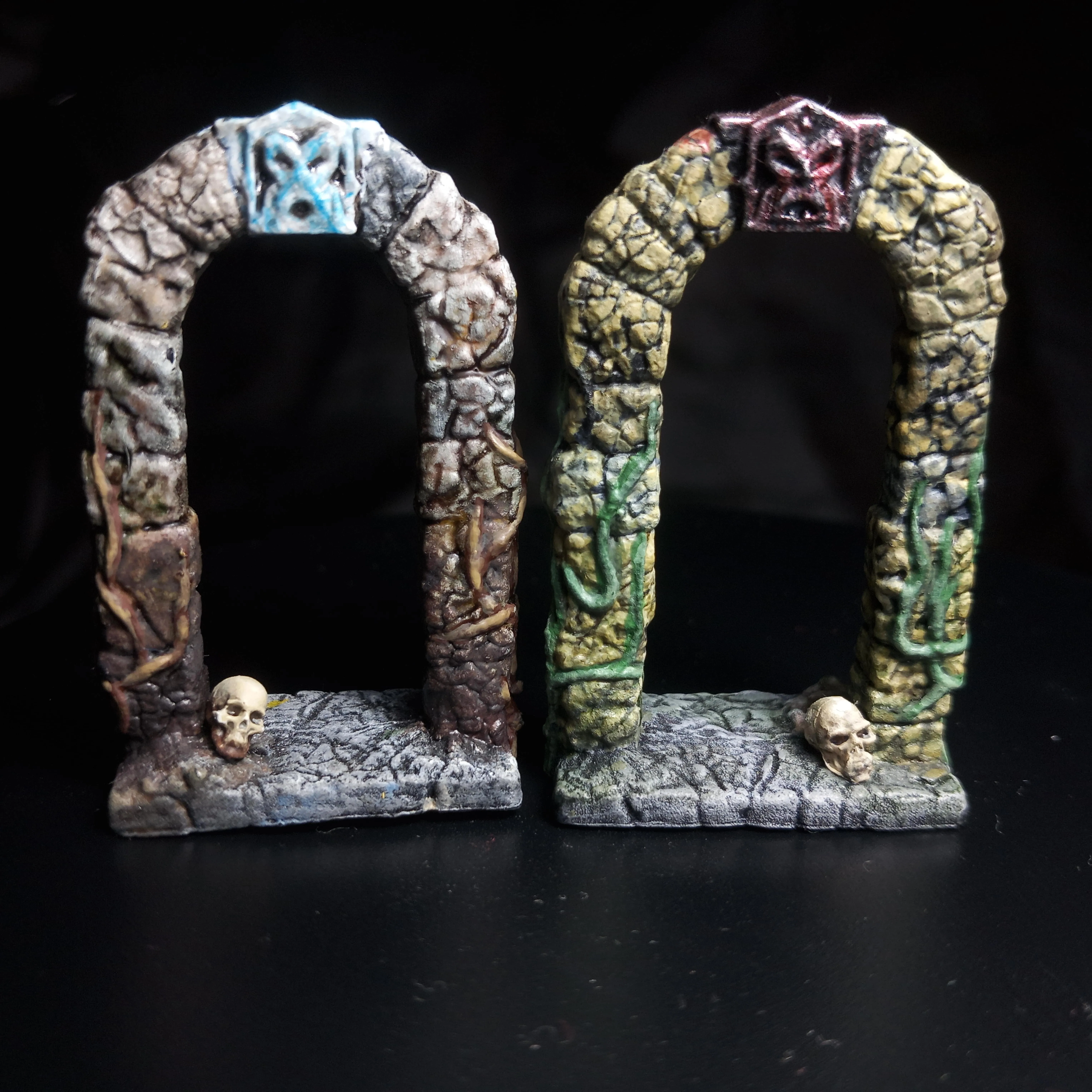 Wall sections in various configurations