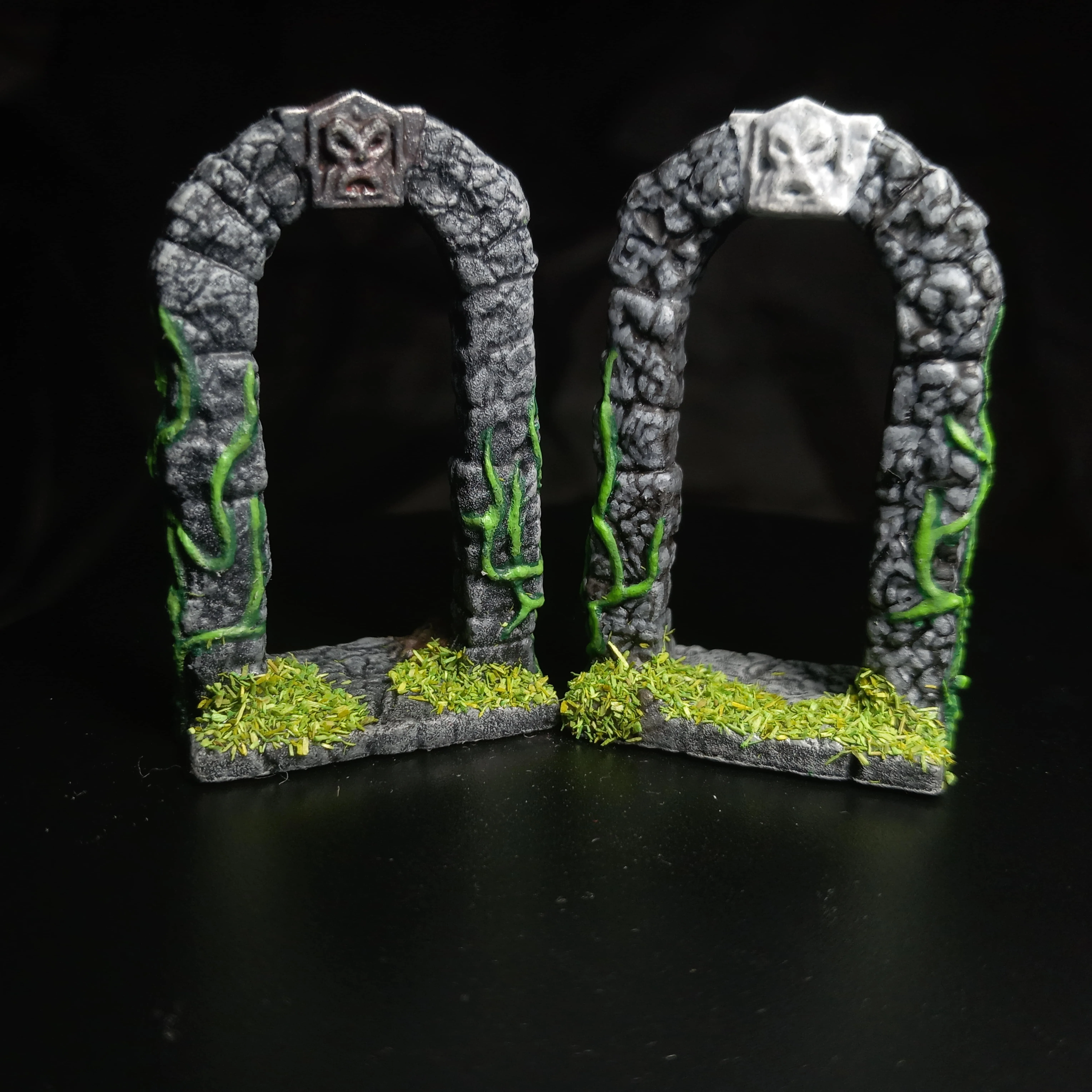 Game in progress with custom tokens