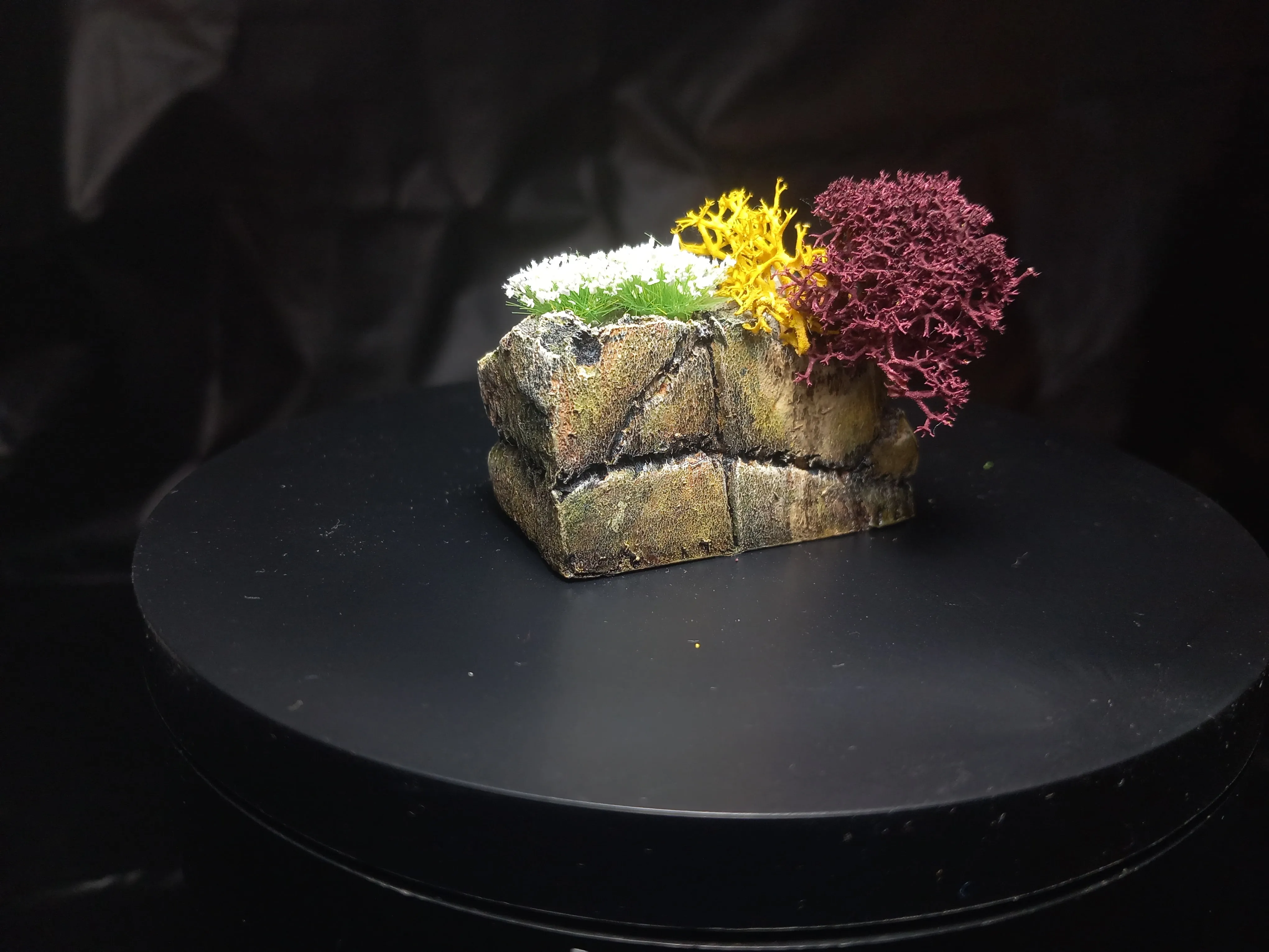 Monster figures positioned around trap tokens