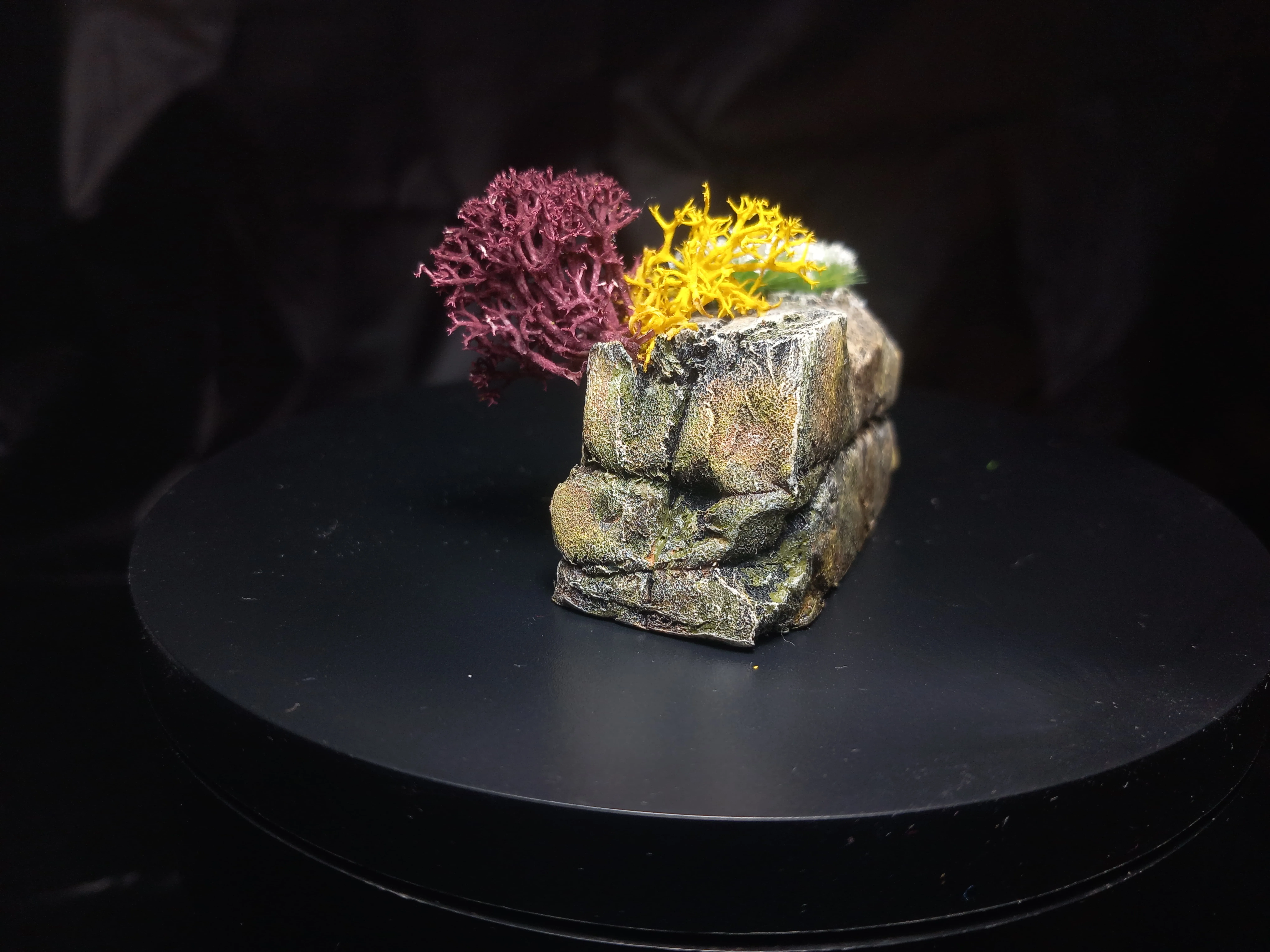 Complete dungeon setup with heroes, monsters and custom tokens