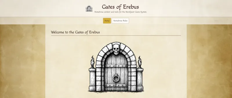 Featured image for Gates of Erebus - Homebrew Content for HeroQuest