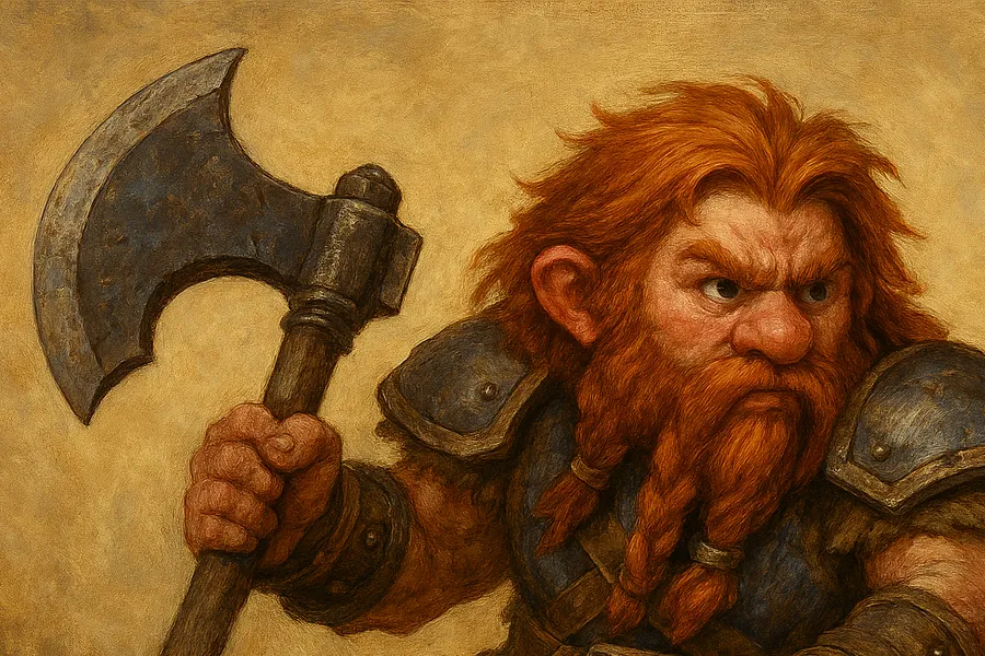 Featured image for Dwarven Barbarian DnD Background story