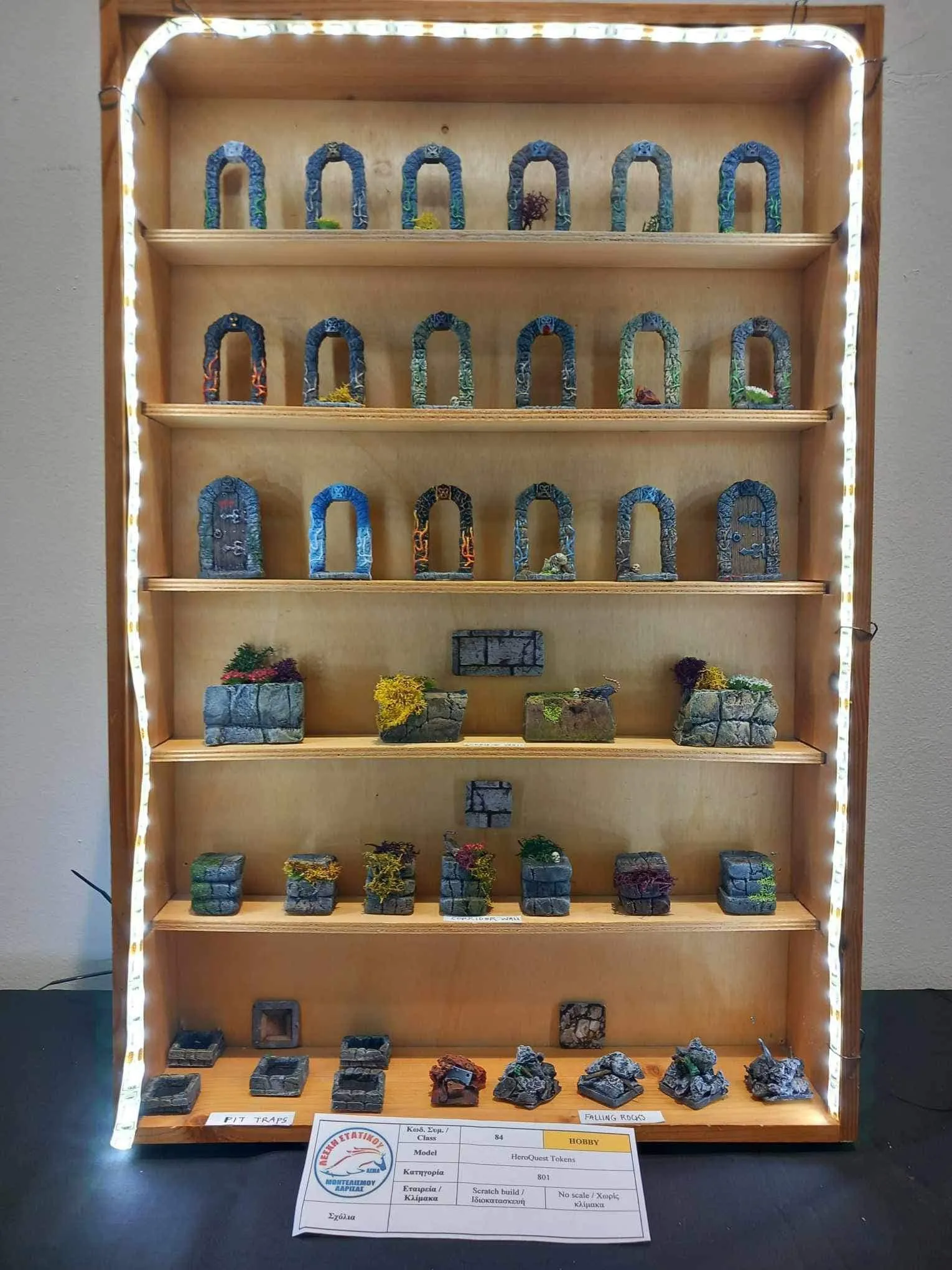 Featured image for My HeroQuest tokens in exhibit