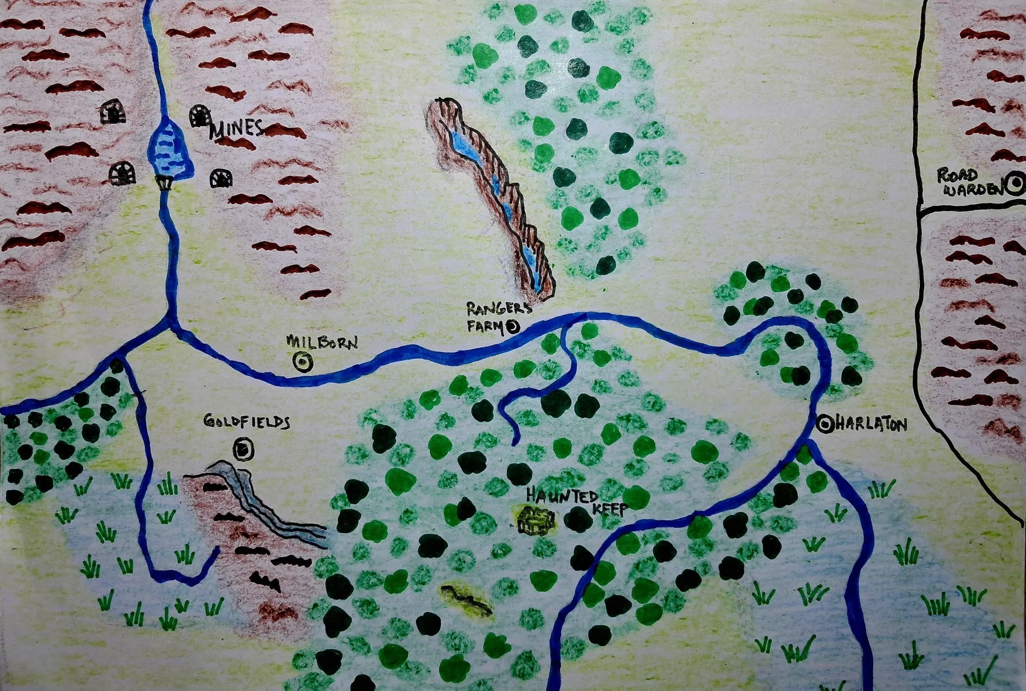 Featured image for Forgotten Realms map part