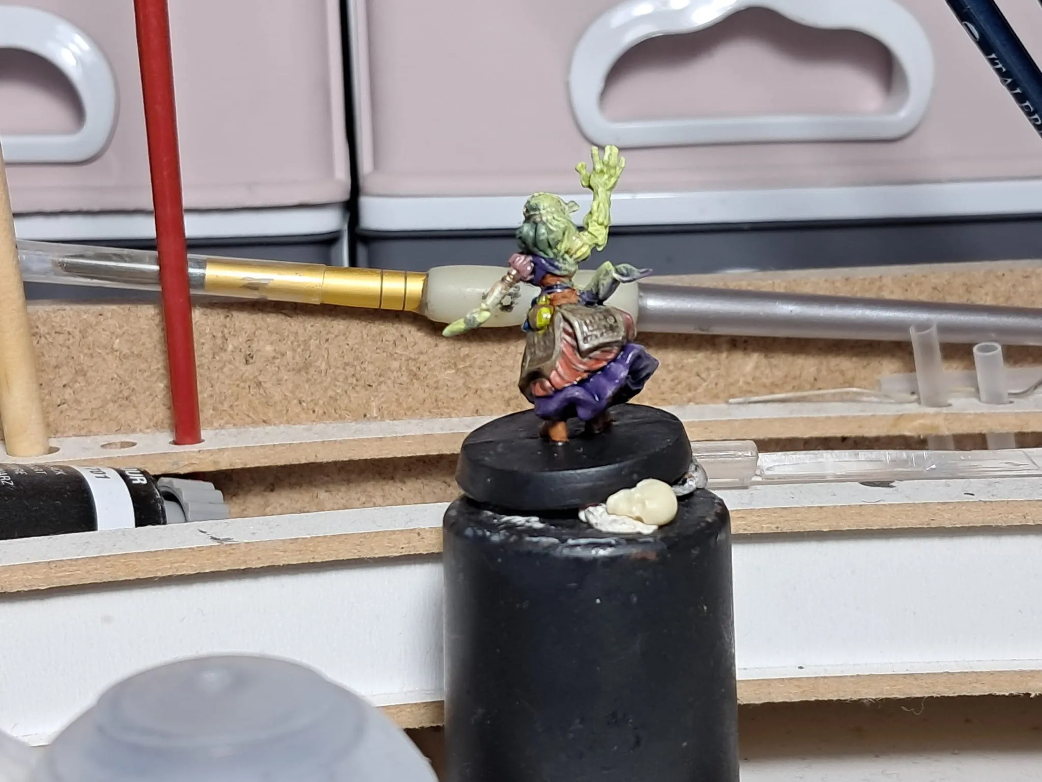 HeroQuest Warlock miniaturer